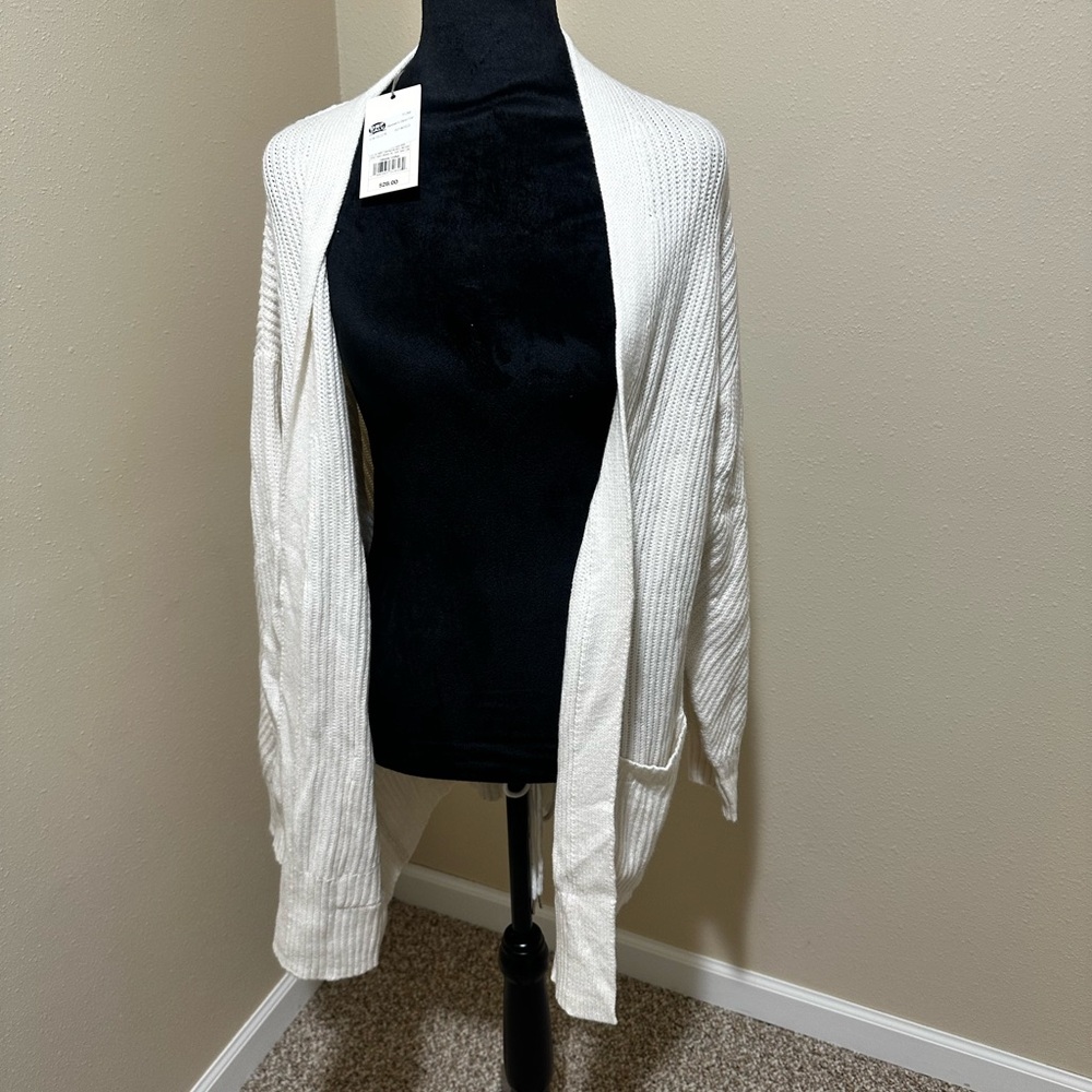 a new day Women's Cream Cardigan Sweater